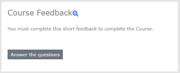 Feedback Activity - Answer Questions Button