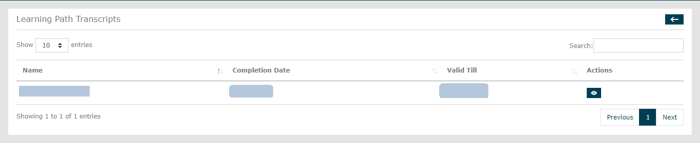 learning paths transcript page 