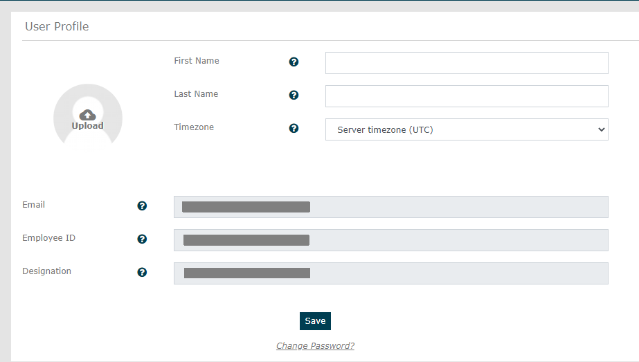 user profile