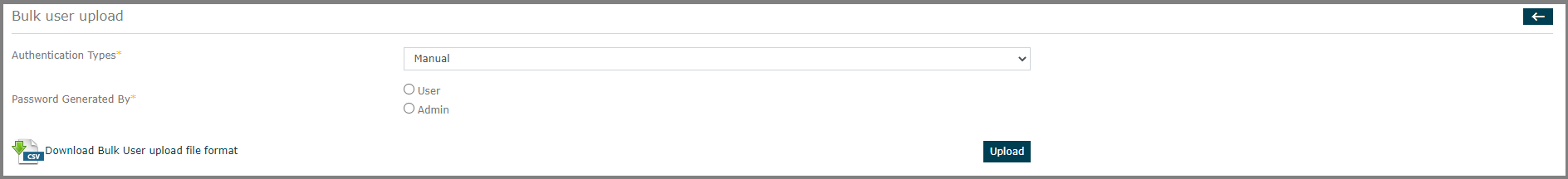 Preview of bulk users addition page