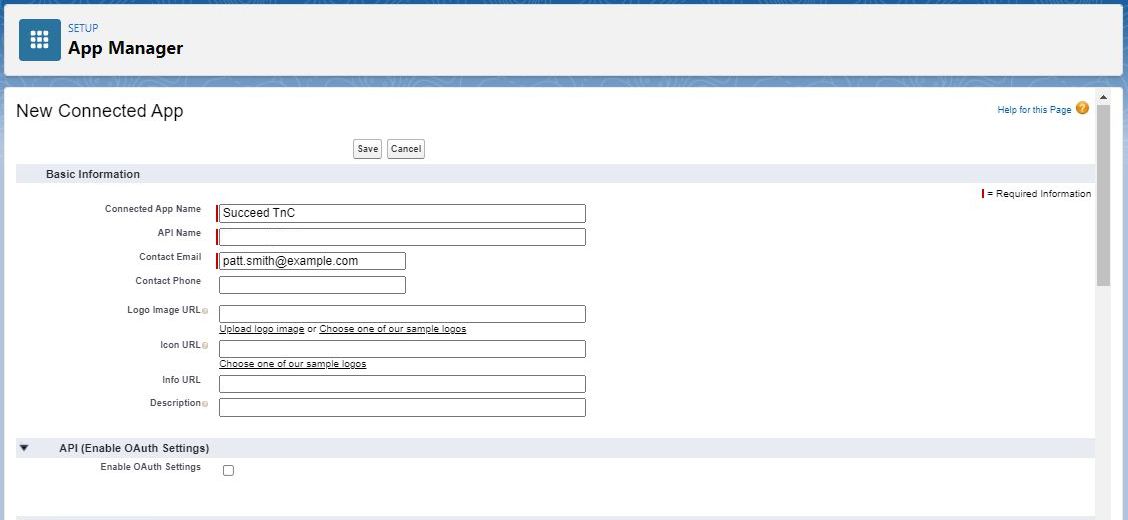 Succeed_TnC App creation