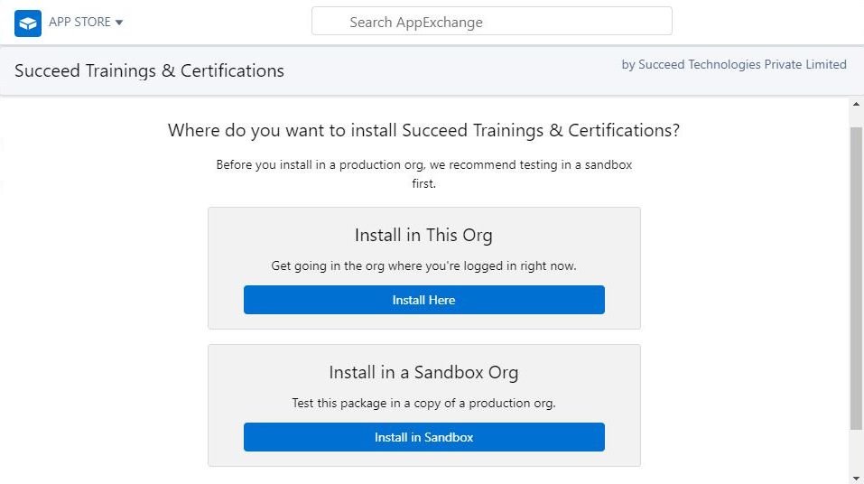 Install Here